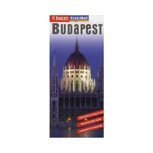 Budapest laminált térkép - Insight