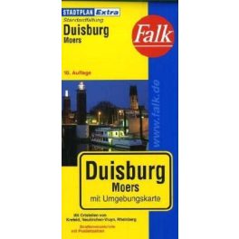 Duisburg Extra várostérkép - Falk