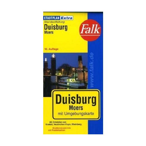 Duisburg Extra várostérkép - Falk