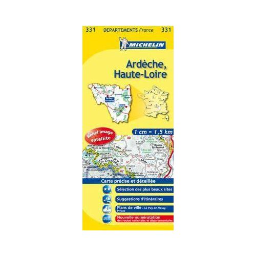Ardèche, Haute-Loire (331) - Michelin