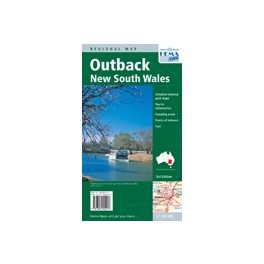 Outback New South Wales térkép - Hema