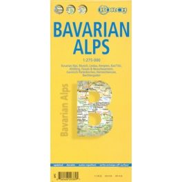 Bajor Alpok térkép - Borch