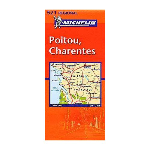 Poitou / Charentes - Michelin 521