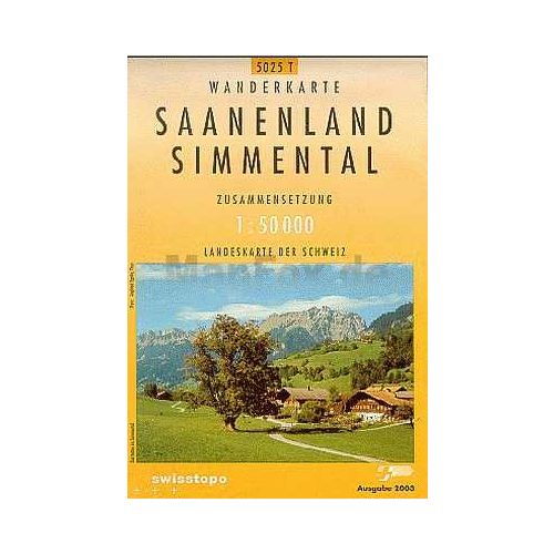 Saanenland / Simmental - Landestopographie 5025T 