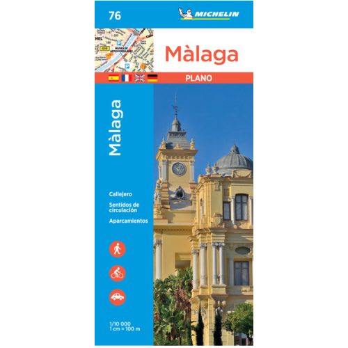 Málaga, city map - Michelin
