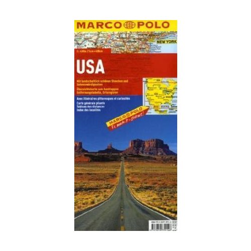 USA térkép - Marco Polo