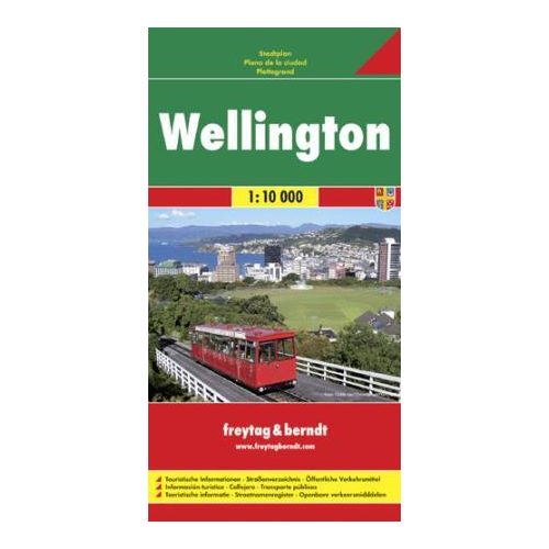 Wellington, city map - Freytag-Berndt