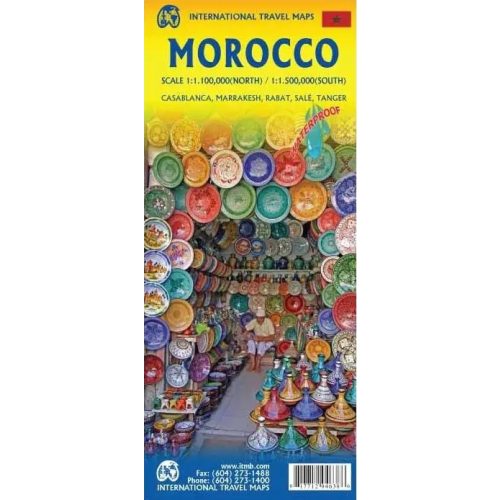 Marokkó térkép - ITM