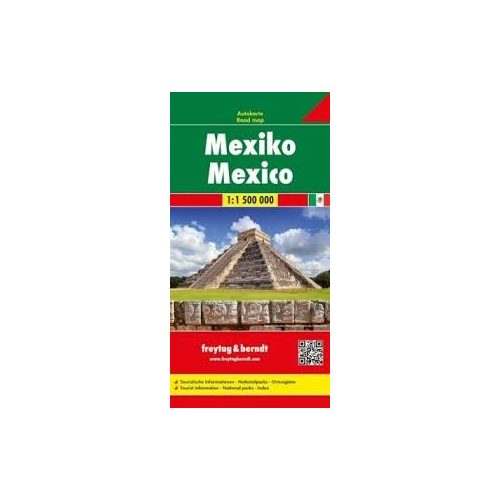 Mexico, travel map - Freytag-Berndt