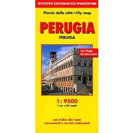 Perugia térkép - De Agostini