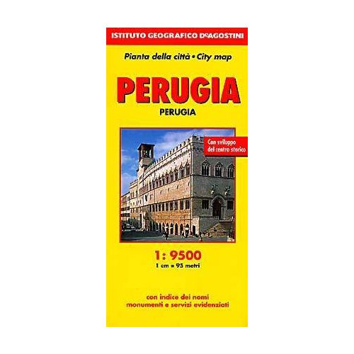 Perugia térkép - De Agostini