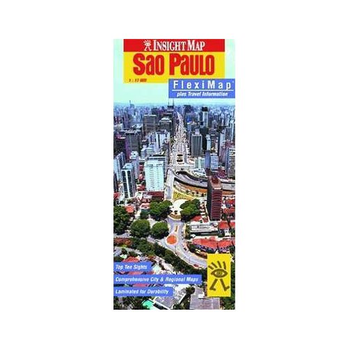 São Paulo laminált térkép - Insight
