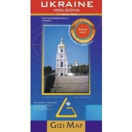 Ukrajna és Moldova térkép - Gizimap 