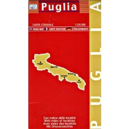 Puglia autótérkép - LAC