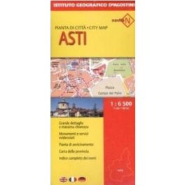 Asti térkép - De Agostini