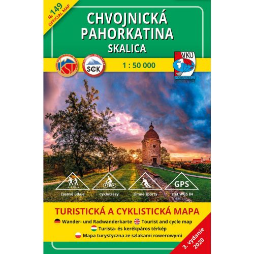 Chvojnice Hills & Skalica, hiking map (149) - VKÚ