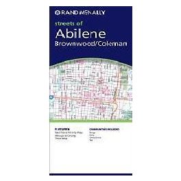 Abilene, Brownwood, Coleman, TX térkép - Rand McNally