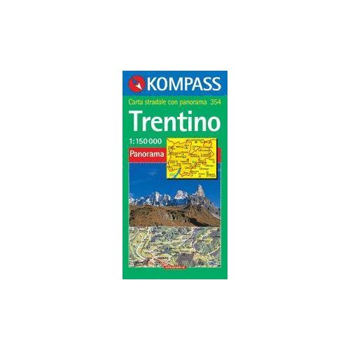 Trentino panorámatérkép - Kompass AK 354