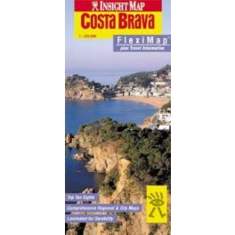Costa Brava laminált térkép - Insight