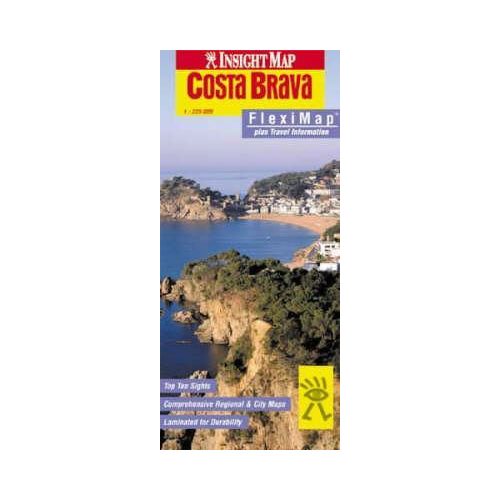 Costa Brava laminált térkép - Insight