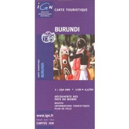 Burundi térkép - IGN