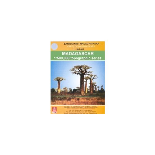 Fianarantsoa térkép - Madagascar Survey