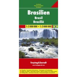 Brazília autótérkép - Freytag-Berndt