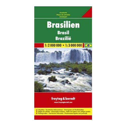 Brazil, travel map - Freytag-Berndt