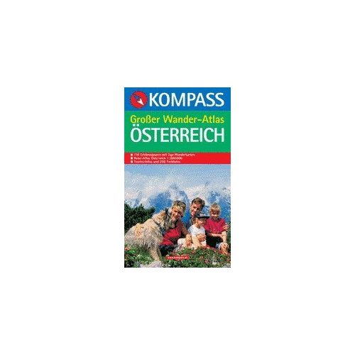 Österreich Großer Wander Atlas - Kompass K 602 