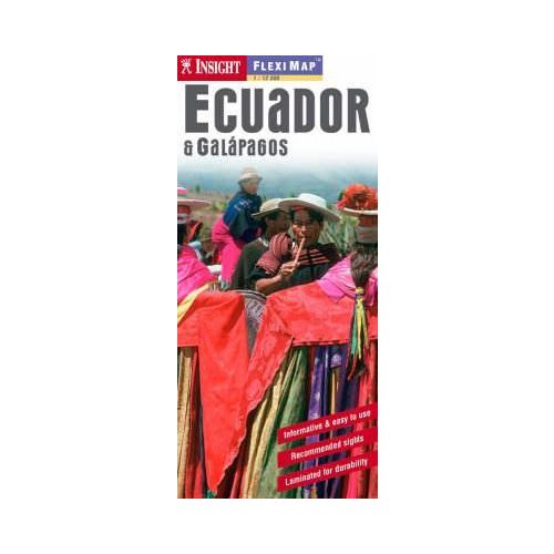 Ecuador laminált térkép - Insight
