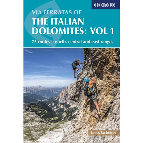 Italian Dolomites (1), via ferrata guide in English - Cicerone
