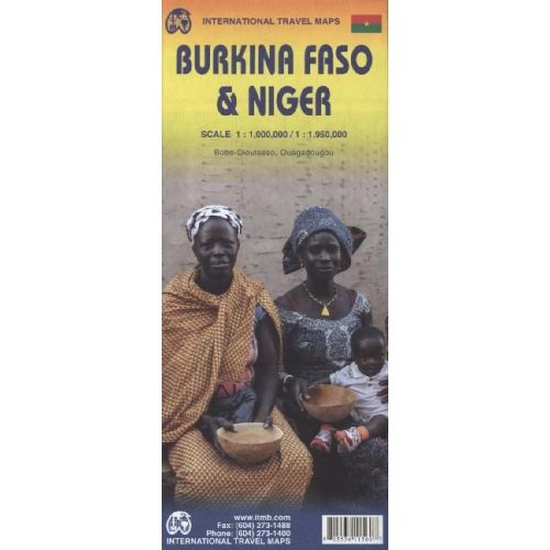 Burkina Faso, Niger térkép - ITM