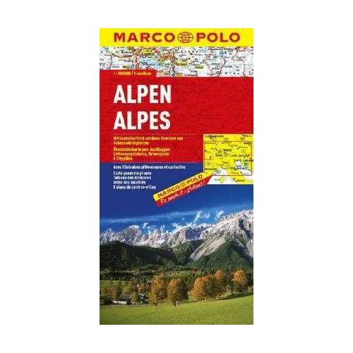 Alpok térkép - Marco Polo