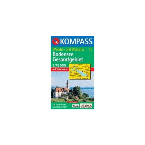 Bodensee (teljes) turistatérkép (WK 1c) - Kompass