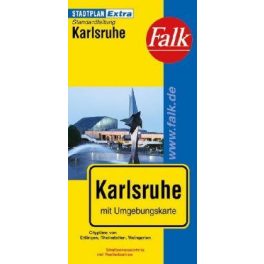 Karlsruhe Extra várostérkép - Falk