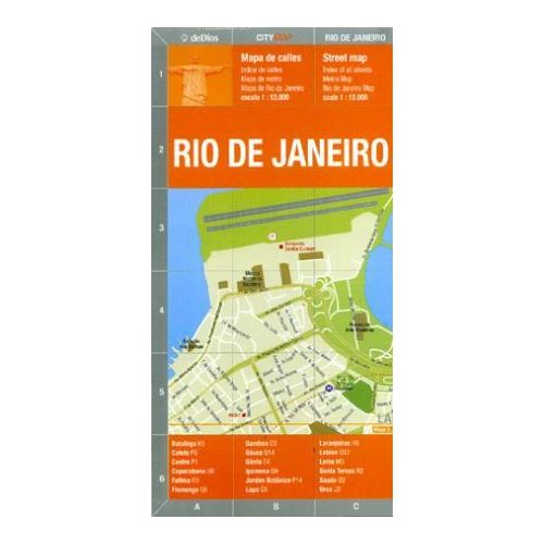 Rio de Janeiro térkép - de Dios Editores 