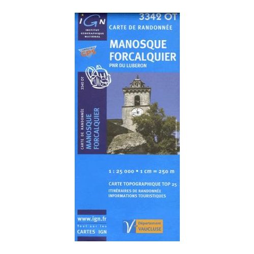 Manosque / Forcalquier - IGN 3342OT