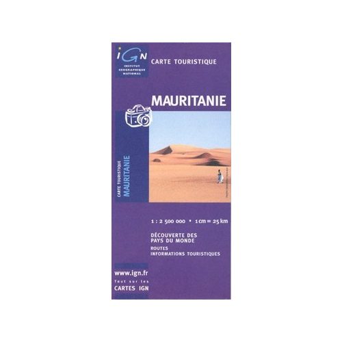Mauritánia térkép - IGN