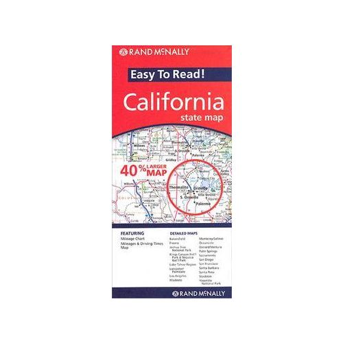 Kalifornia térkép - Rand McNally
