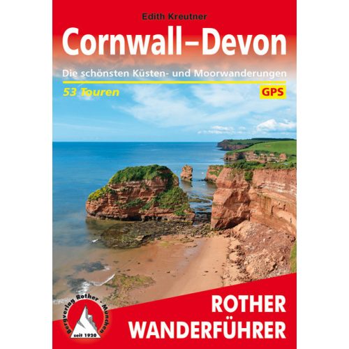 Cornwall & Devon, hiking guide in German - Rother