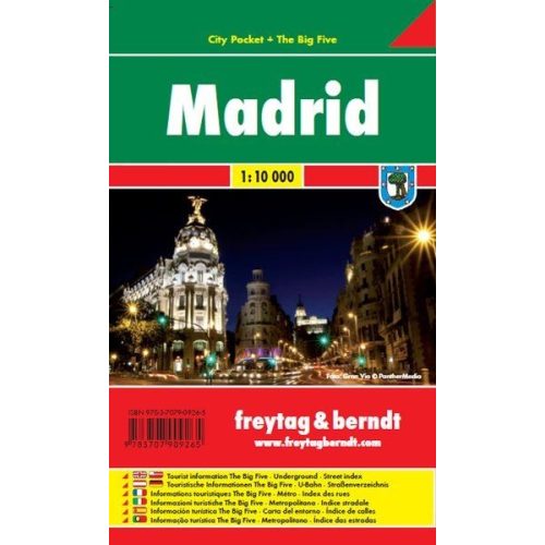 Madrid zsebtérkép - Freytag-Berndt