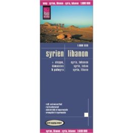 Szíria, Libanon térkép - Reise Know-How