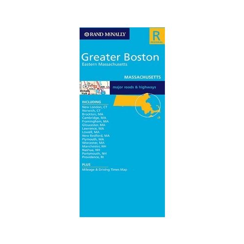Greater Boston & Eastern Massachusetts térkép - Rand McNally