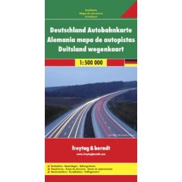 Németország autópályatérkép - Freytag-Berndt
