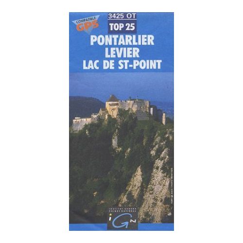 Pontarlier / Levier / Lac de St-Point - IGN 3425OT
