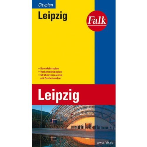 Leipzig, pocket map - Falk