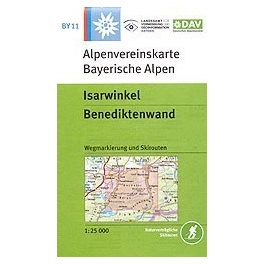 Isarwinkel, Benediktenwand - Alpenvereinskarte BY11