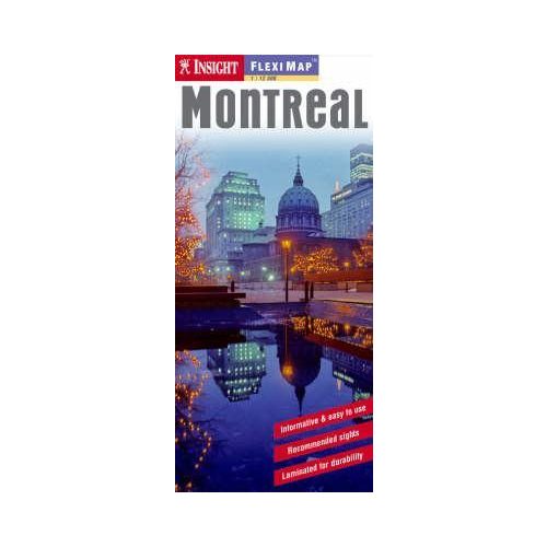 Montreal laminált térkép - Insight