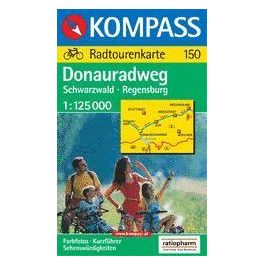 Donau-Radweg: Schwarzwald-Regensburg - Kompass RWK 150 