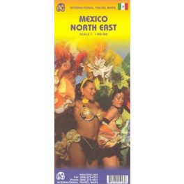 Mexikó északkeleti része térkép - ITM